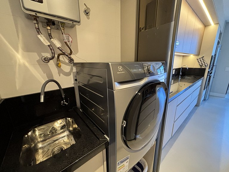 Apartamento de alto nivel 3 suites piscina a 80 metros de la