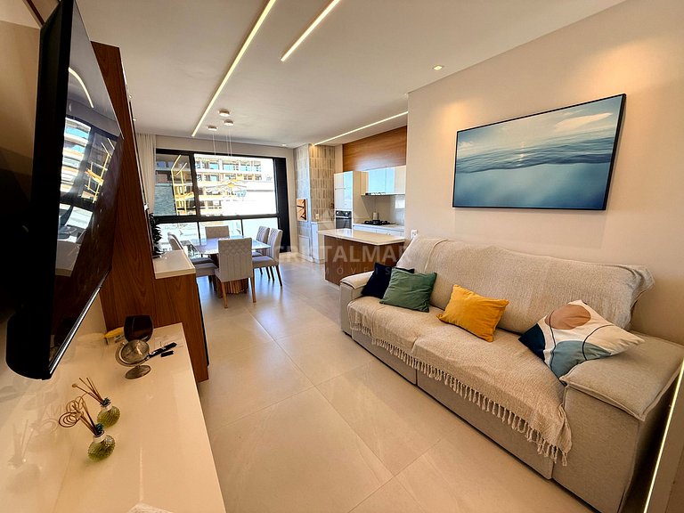 009- Apartment with 3 Suites and Pool 70 Meters from the Bea