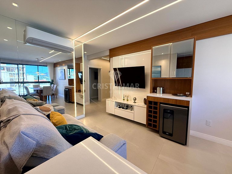 009- Apartment with 3 Suites and Pool 70 Meters from the Bea