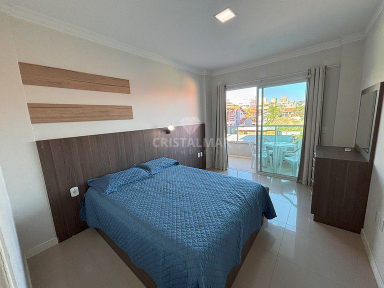 014- Apartamento com Churrasqueira a 230m da Praia de Bombas