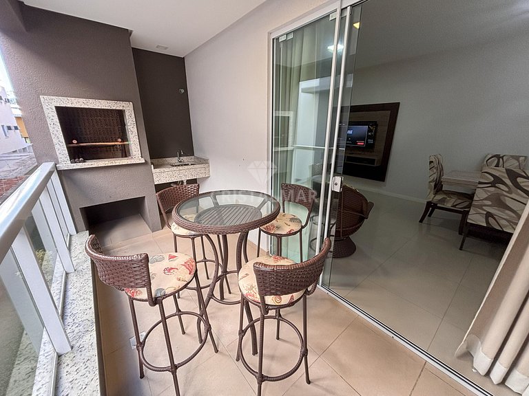 237- Apartamento com Piscina 2 Quartos 250m Praia Bombas