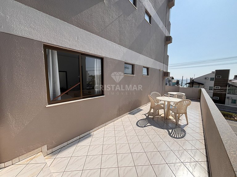 058- Apartamento 50m da Praia Bombas Sacada Churrasqueira