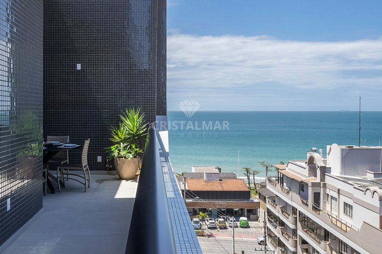 141B- Cobertura Duplex Vista Mar 3 Suítes 70m Praia Bombas