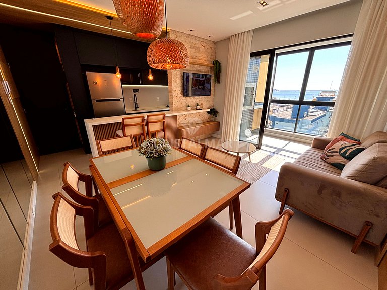 023- Apartamento con vista al mar piscina y parrilla a 200 m