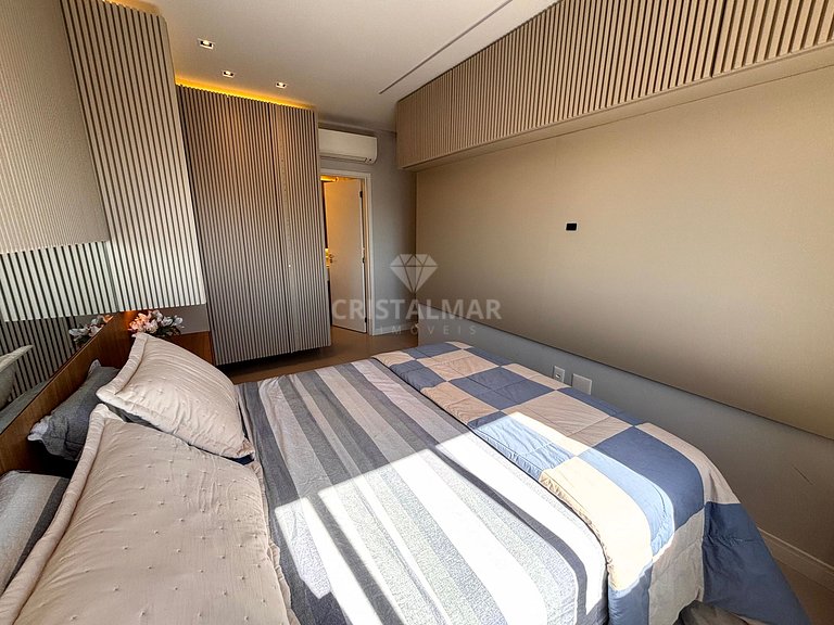 023- Apartamento com Vista para o Mar Piscina e Churrasqueir