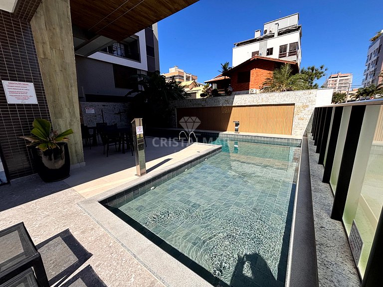 023- Apartamento com Vista para o Mar Piscina e Churrasqueir