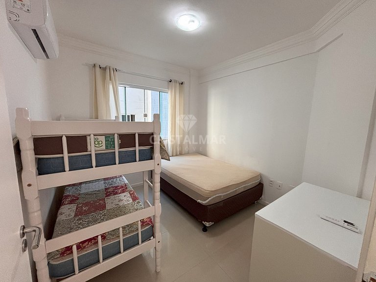 289- Apartamento 3 Quartos para 9 pessoas a 150m da Praia