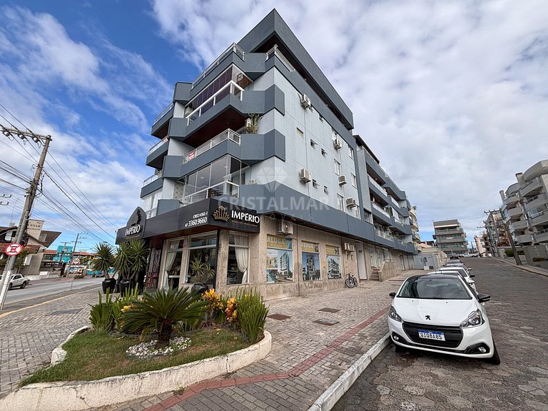 231- Apartamento 2 Quartos Vista Parcial Mar 70m Praia Bomba
