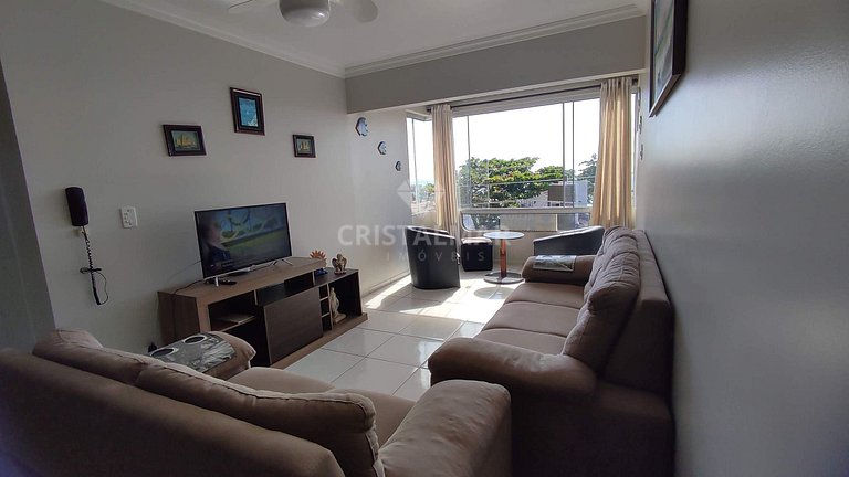 215- Apartamento com vista para o mar, 2 quartos, a 50 metro