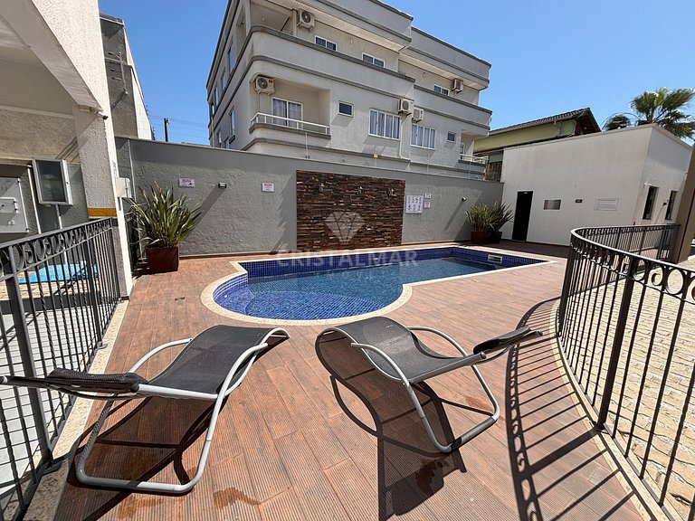 176- Apartamento para até 5 pessoas em condomínio com piscin