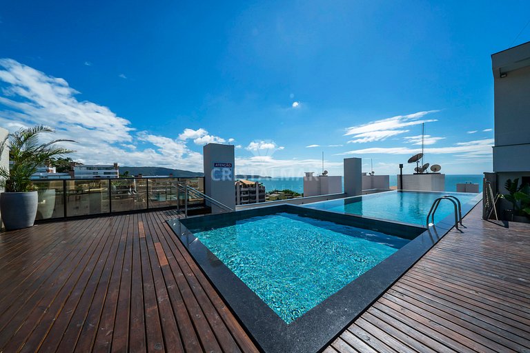 164A- Flat Completo com Rooftop em Bombinhas