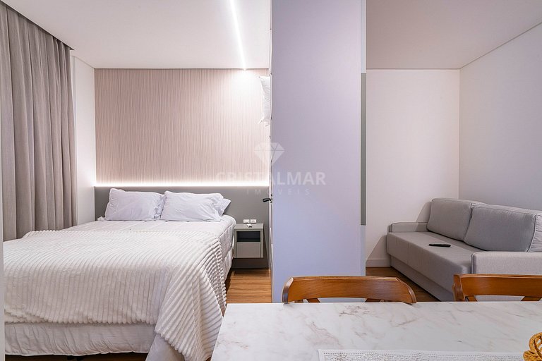 164A- Flat Completo com Rooftop em Bombinhas