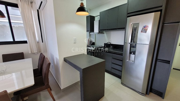 L087- Apto 2 suites com piscina no meio das praias