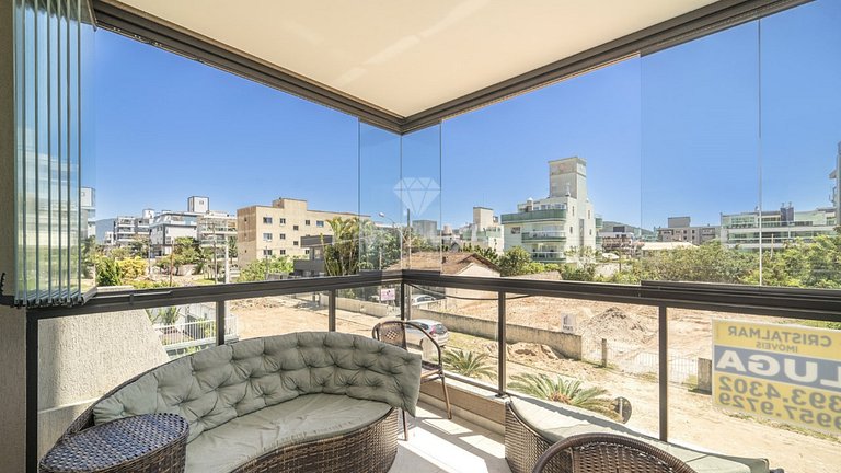 L057 - Apartamento Novo com Vista para o Mar a 80m da Praia
