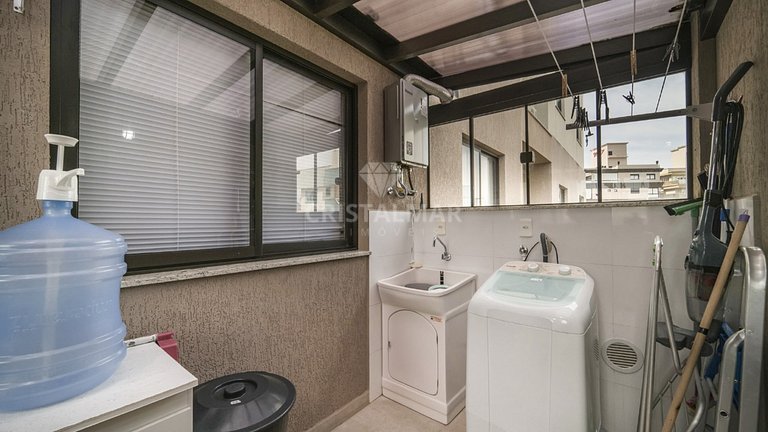 L057 - Apartamento Novo com Vista para o Mar a 80m da Praia