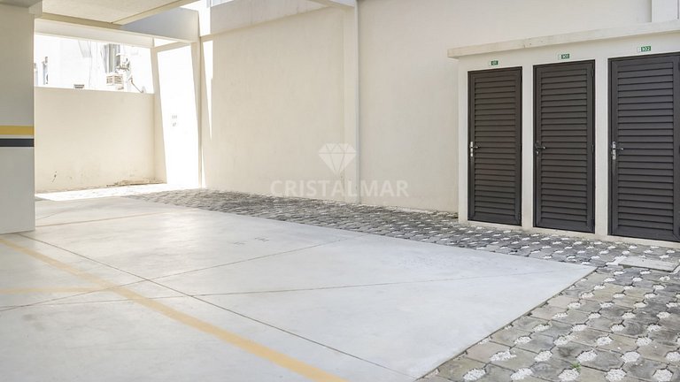 L057 - Apartamento Novo com Vista para o Mar a 80m da Praia