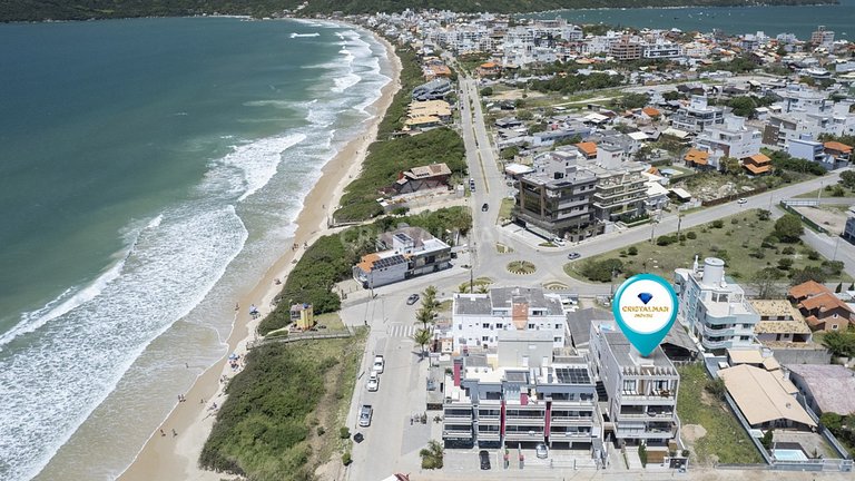 L057 - Apartamento Novo com Vista para o Mar a 80m da Praia
