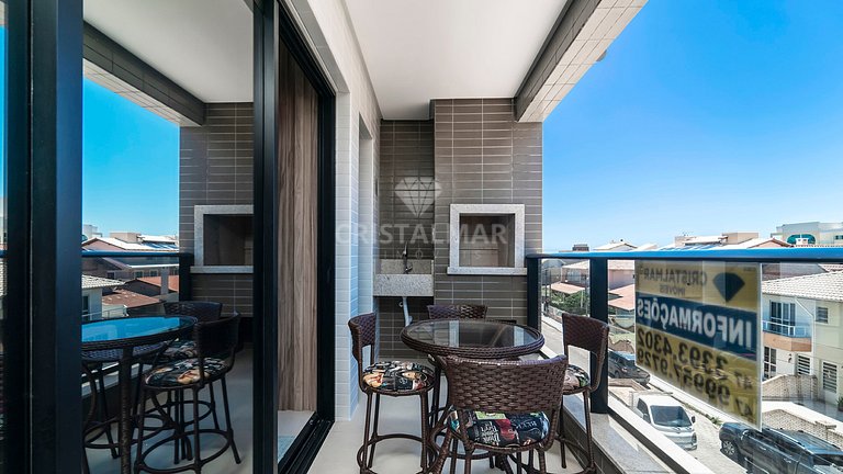 L006- Fully equipped apartment with 2 suites, located 250 me