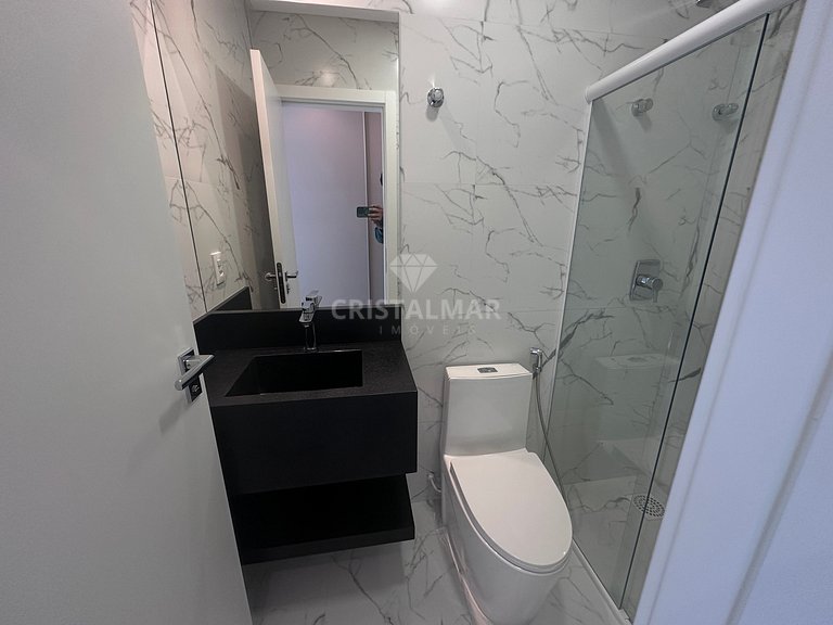 Apto novo/2 suites com piscina/Canto Grande