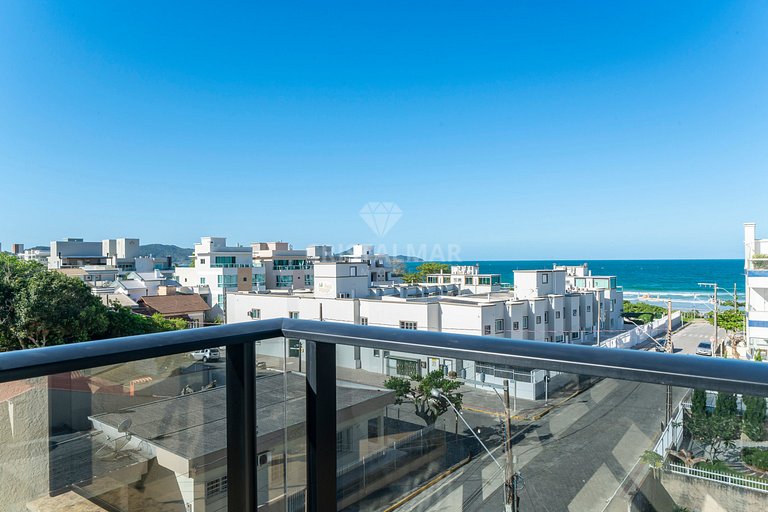L008- Apartamento com 2 suítes e vista para o mar no Canto G