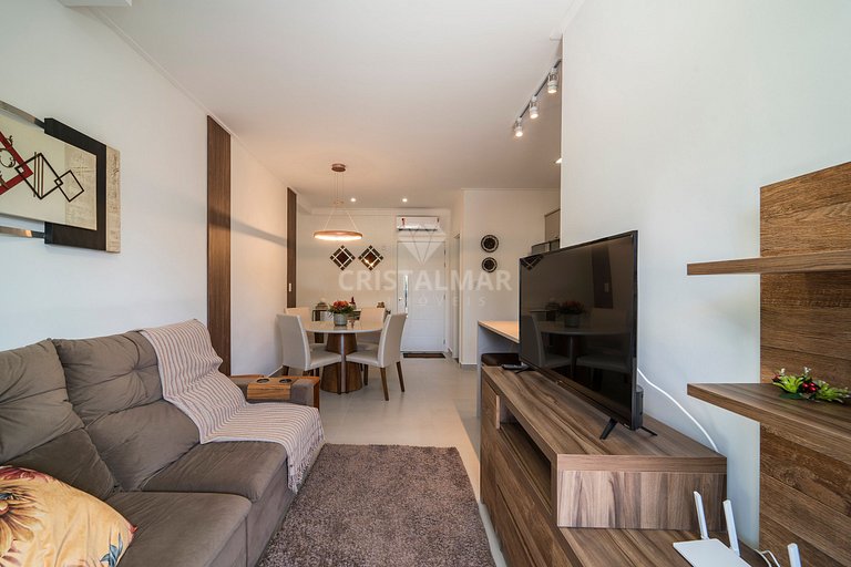 L004- Apartamento Garden a 250m do Mar em Canto Grande