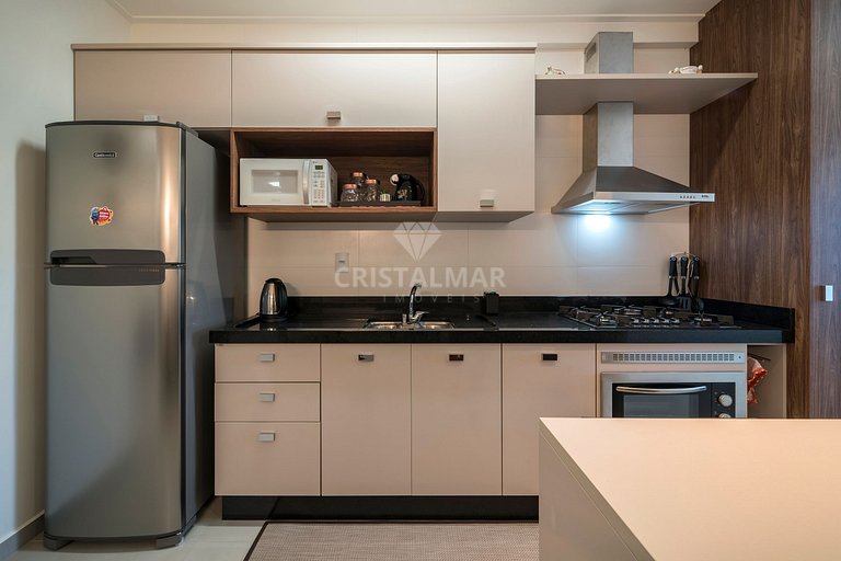 L004- Apartamento Garden a 250m do Mar em Canto Grande