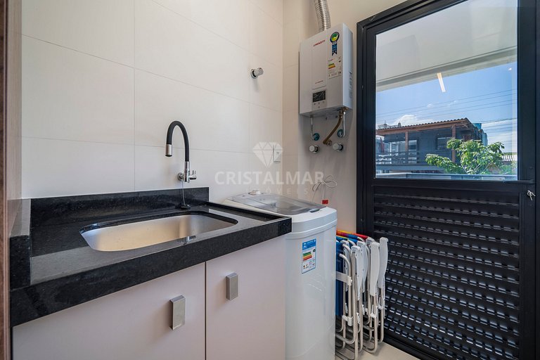 L004- Apartamento Garden a 250m do Mar em Canto Grande
