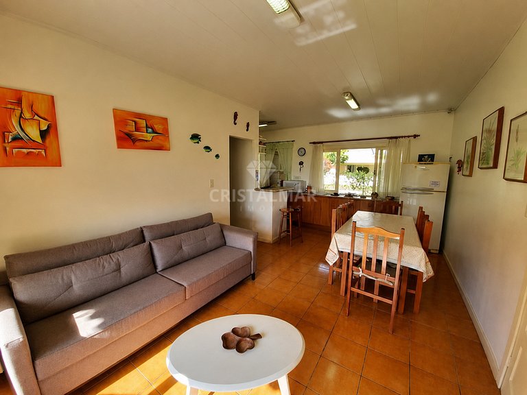 115A- Casa frente al mar en Bombas con jardín y parrilla