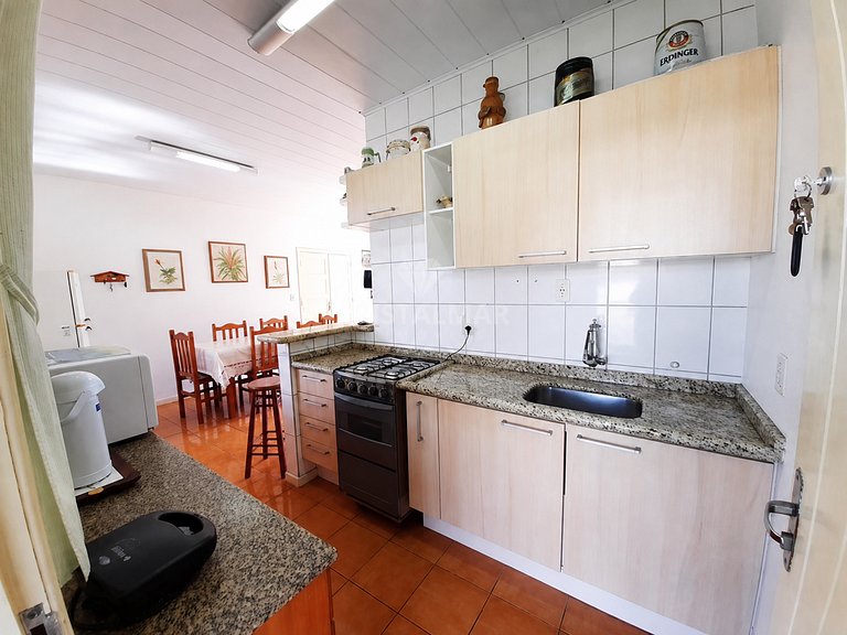 115A- Casa frente al mar en Bombas con jardín y parrilla