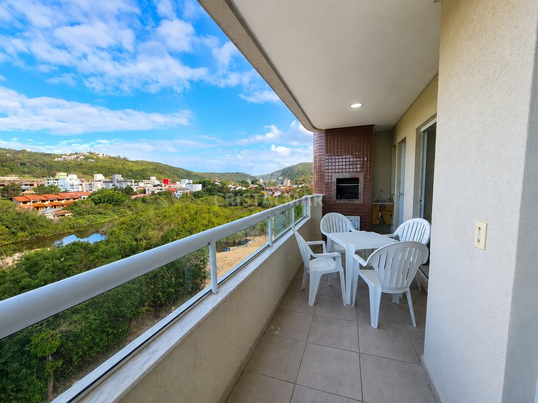 115- Apartamento a 250 m de la Playa de Bombas con Parrilla
