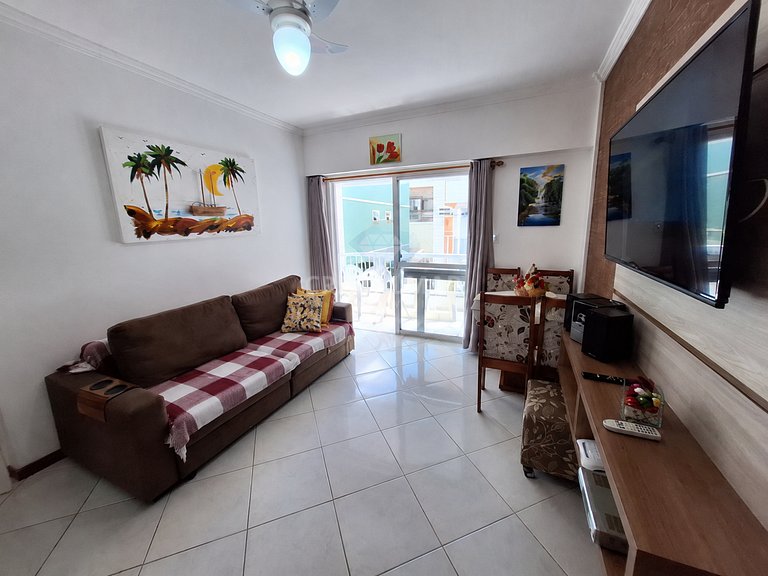 259- Apartamento com Piscina para6 pessoas a 200m da Praia