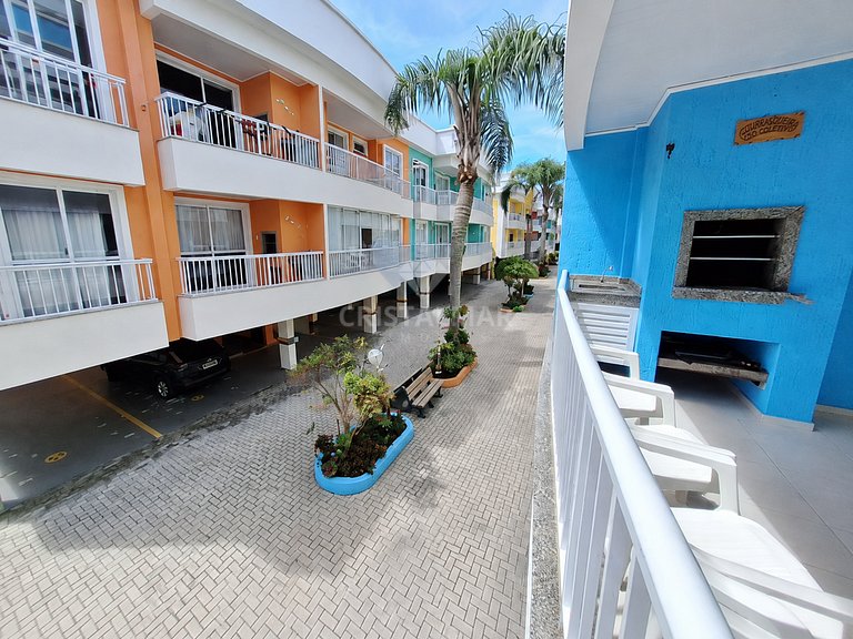 259- Apartamento com Piscina para6 pessoas a 200m da Praia