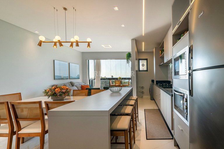 Apartamento à beira-mar em Canto Grande