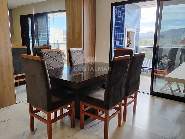 Apartment in a building with a swimming pool at Canto Grande