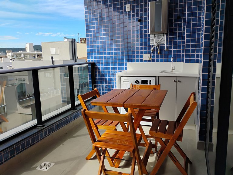 Apartamento en edificio con piscina en la playa de Canto Gra